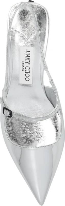 Jimmy Choo Lakleren pumps Zilver - Foto 6
