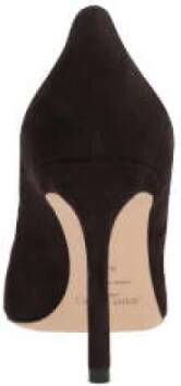 Jimmy Choo Bruine Suède Pumps met Spitse Hak Brown Dames