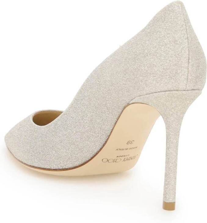 Jimmy Choo Dusty Glitter Pumps Gray Dames