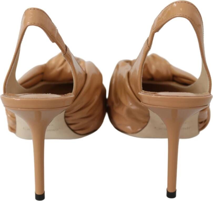 Jimmy Choo Caramelbruin Leren Annabell Pumps Brown Dames - Foto 5