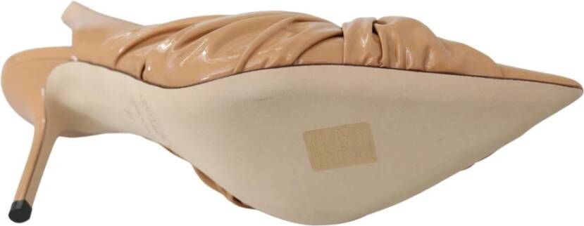 Jimmy Choo Caramelbruin Leren Annabell Pumps Brown Dames - Foto 6