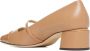 Jimmy Choo Mesh Panel Elisa Pumps met Blokhak Beige Dames - Thumbnail 9