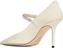 Jimmy Choo Elegante Hakken White Dames - Thumbnail 9