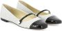 Jimmy Choo Elegante Zwarte Zilveren Ballerina Flats White Dames - Thumbnail 2