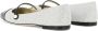 Jimmy Choo Elegante Zwarte Zilveren Ballerina Flats White Dames - Thumbnail 3