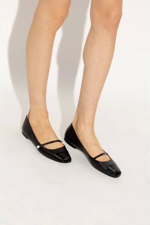 Jimmy Choo Ballerina's met vierkante neus Zwart - Foto 3