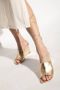 Jimmy Choo Sandalen met sleehak Goud - Thumbnail 3