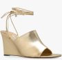 Jimmy Choo Sandalen met sleehak Goud - Thumbnail 5