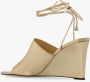 Jimmy Choo Elyna sleehak sandalen Yellow Dames - Thumbnail 6