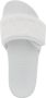 Jimmy Choo Fitz Slides met Lycra Logo Band White Heren - Thumbnail 3