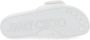 Jimmy Choo Fitz Slides met Lycra Logo Band White Heren - Thumbnail 5