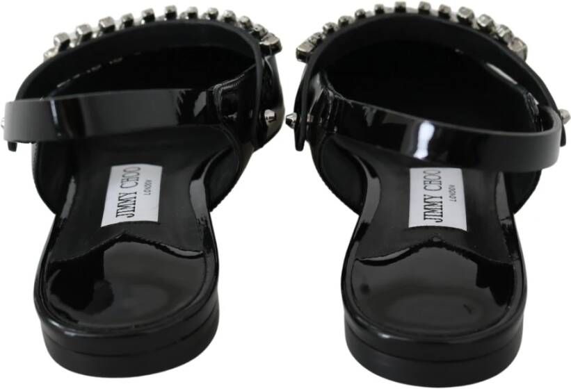 Jimmy Choo Flat Sandals Black Heren