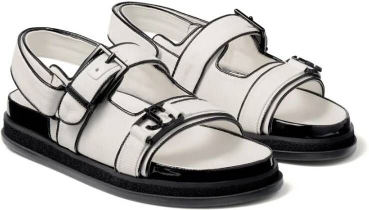 Jimmy Choo Flat Sandals White Dames