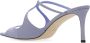 Jimmy Choo Gehakte pantoffels Anise Purple Dames - Thumbnail 5
