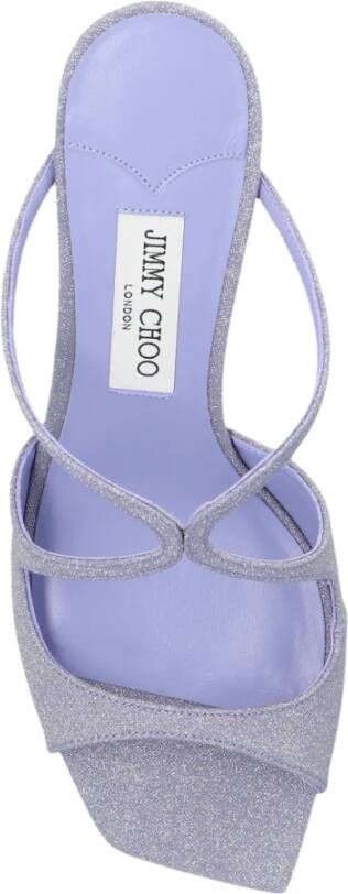 Jimmy Choo Gehakte pantoffels Anise Purple Dames