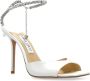 Jimmy Choo Geschoeide sandalen Saeda White Dames - Thumbnail 5