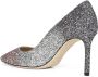 Jimmy Choo Glitter Fabric Slip-On Hakken - Thumbnail 2