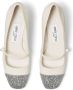 Jimmy Choo Glitter Two-Tone Leren Blokhak Schoenen White Dames - Thumbnail 3