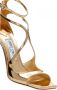 Jimmy Choo Gouden Metallic Leren Sandaal met Vierkante Tip Yellow Dames - Thumbnail 9