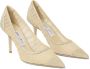 Jimmy Choo Gouden Salon Textiel T8 Beige Dames - Thumbnail 2