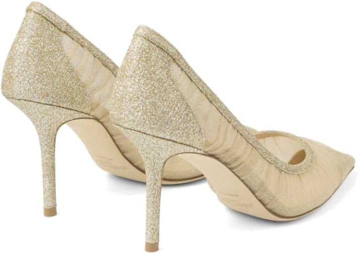 Jimmy Choo Gouden Salon Textiel T8 Beige Dames
