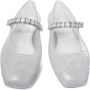 Jimmy Choo Grijze Strass Versierde Platte Schoenen - Thumbnail 4