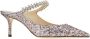 Jimmy Choo Zilveren Glitter Puntige Neus Platte Schoenen Gray Dames - Thumbnail 5