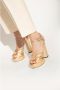 Jimmy Choo Heeloise sandalen met metallic afwerking Goud - Thumbnail 3