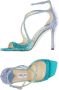 Jimmy Choo Stijlvolle Blauwe Kristallen Sandalen Blue Dames - Thumbnail 4