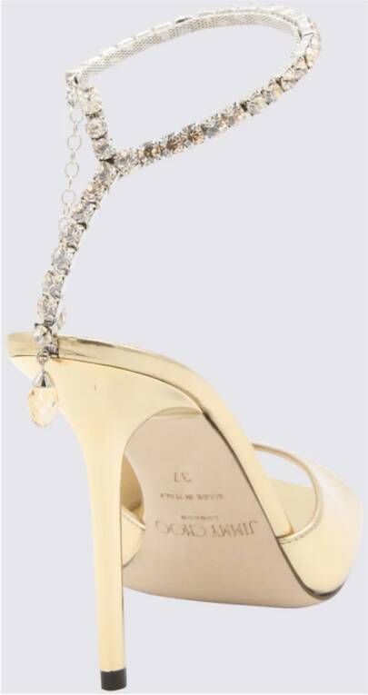 Jimmy Choo Sandalen met hoge hakken Geel Dames