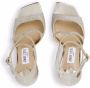 Jimmy Choo Sandalen met Glitterpoeder en Verfijnde Bandjes White Dames - Thumbnail 7