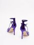 Jimmy Choo Azia glanzende sandalen met hak Purple Dames - Thumbnail 3