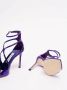Jimmy Choo Azia glanzende sandalen met hak Purple Dames - Thumbnail 4