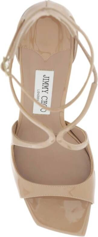 Jimmy Choo Patentleren Azia 95 Sandalen Pink Dames - Foto 2