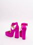 Jimmy Choo Gian pumps met plateauzool Roze - Thumbnail 9