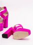 Jimmy Choo Gian pumps met plateauzool Roze - Thumbnail 10