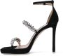 Jimmy Choo Suede Sandalen met Kristalversiering Black Dames - Thumbnail 6