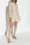 Jimmy Choo Mesh Panel Elisa Pumps met Blokhak Beige Dames - Thumbnail 3