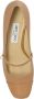 Jimmy Choo Mesh Panel Elisa Pumps met Blokhak Beige Dames - Thumbnail 6