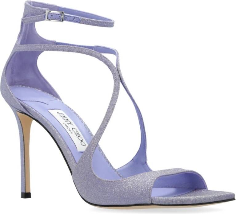 Jimmy Choo Hoge hakken sandalen Azia Purple Dames