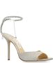Jimmy Choo Hoge sandalen met hak Saeda Gray Dames - Thumbnail 4