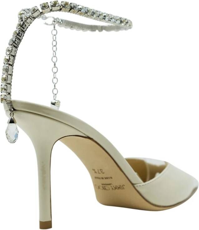 Jimmy Choo Ivoor Patent Leren Slingback Pumps