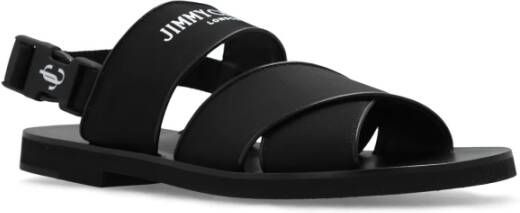 Jimmy Choo Jude sandalen met logo Black Heren