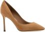 Jimmy Choo Kameel Suède Romy Pumps - Thumbnail 2