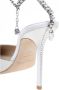 Jimmy Choo Kristal Satijnen Slingback Hakken Gray Dames - Thumbnail 5