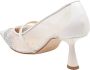 Jimmy Choo Kristal Witte Pumps Elegant Mesh Leer - Thumbnail 2