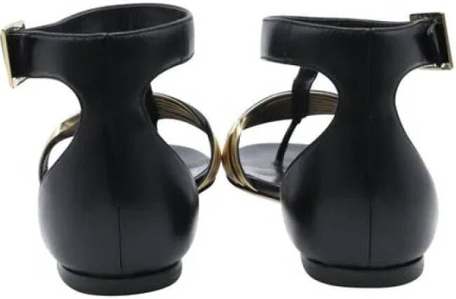 Jimmy Choo Leather flats Black Dames