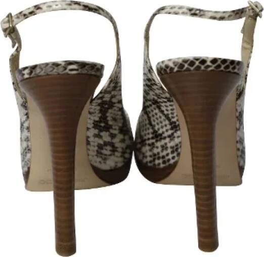 Jimmy Choo Leather heels Bruin Dames