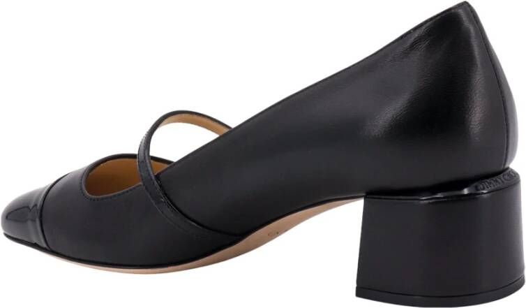 Jimmy Choo Leren Décolleté met pareldetail Zwart Dames
