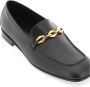 Jimmy Choo Leren Mocassins met Kettingdetail Black Dames - Thumbnail 5